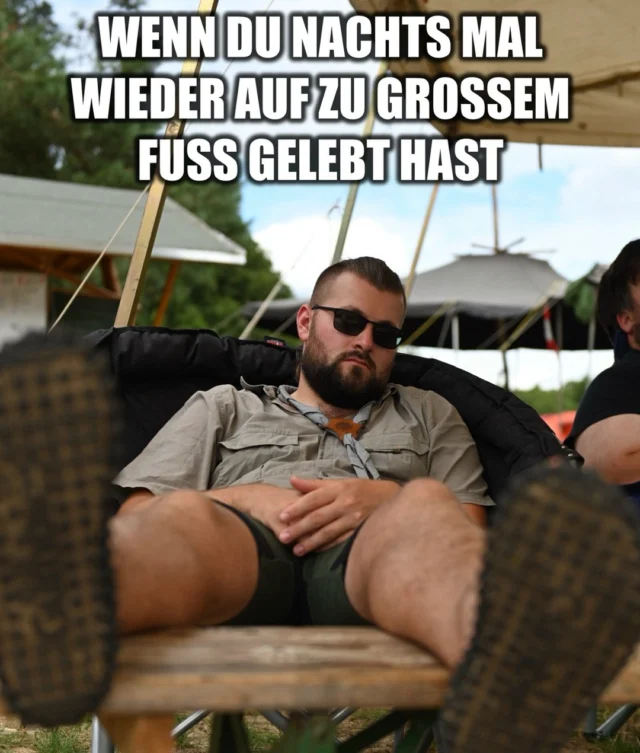 Meme Mittwoch: Lagernächte sind lange Nächte

#mememittwoch #lagernächte #nichtsovielschlaf #lagernap #großerfuß #sommerlager #sola #pfadfinden #StElliimHerzen