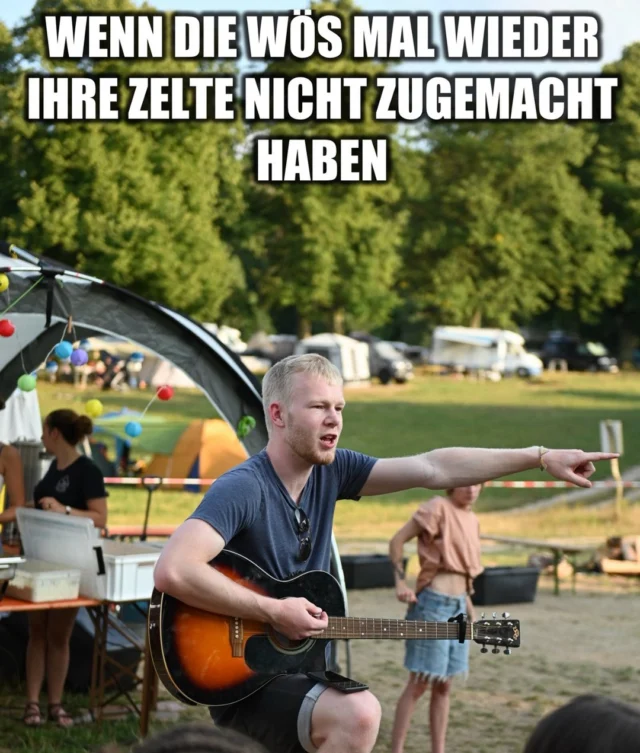 Meme Mittwoch: Was sollten wir nochmal mit den Zelten tun?

#mememittwoch #jedenAbendgrüßtdasMurmeltier #keinEssenohnegeschlosseneZelte #vergesslicheWös #passiertdenbesten #sommerlager #sola #pfadfinden #StElliimHerzen